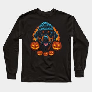 Rottweiler Halloween Long Sleeve T-Shirt